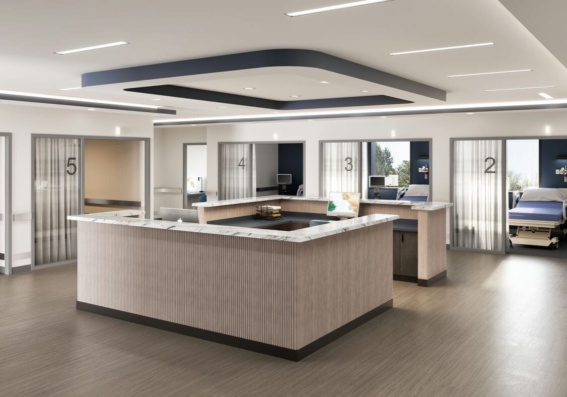 hospital design build rendering